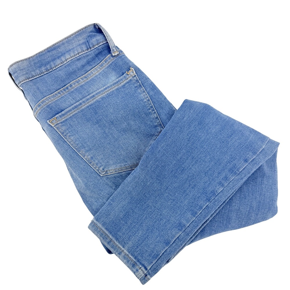 Old Navy Rockstar Super Skinny Jeans Womens 8 Short Blue Excellent Mid-Rise